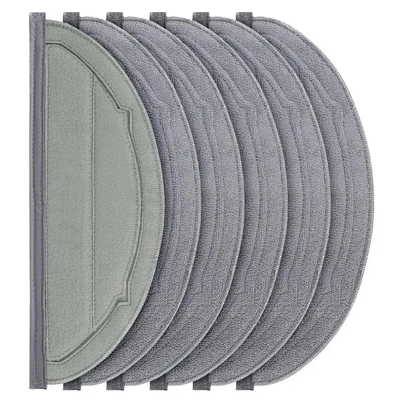 ALIM-Reusable Microfiber Mop Pads Replacement For Roborock Q10 S5 Q10 S5+ Q10 VF Q10 VF+ Q10V Q10V+ Washable Mop Cloth