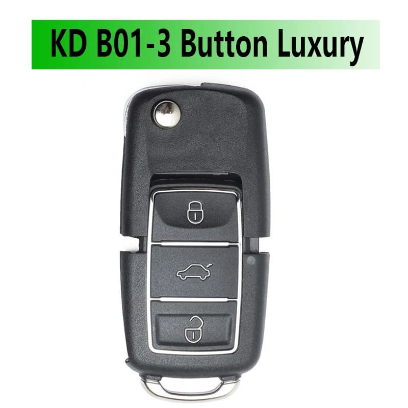 5 pz/lotto KEYDIY KD B01 3 Bottoni LUSSO NERO KD Chiave A Distanza Dell'automobile Per KD900/MINI/KD-X2 Programmatore Serie B di Controllo Universale