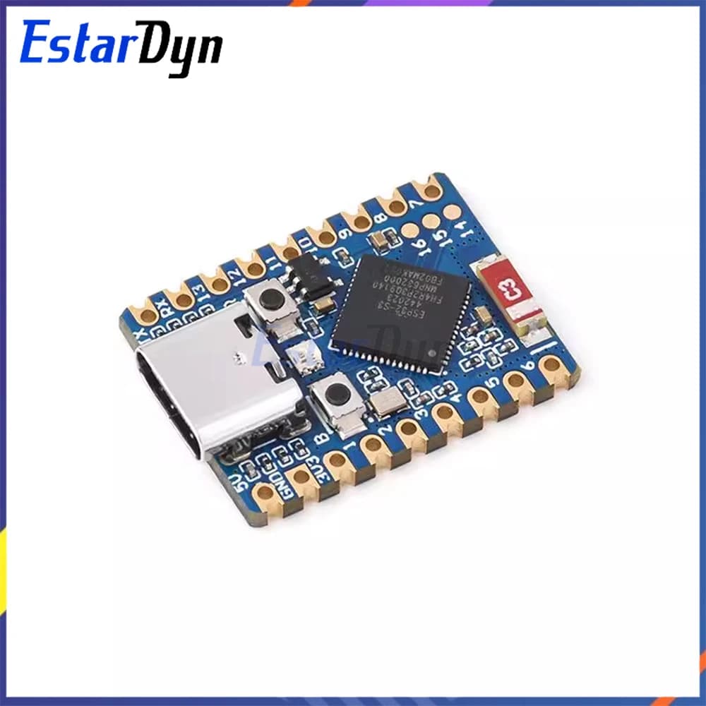 ESP32-S3-Zero WiFi Bluetooth LE Development Board Ultra-Compact SMD 4MB Flash for Raspberry Pi with Adapter
