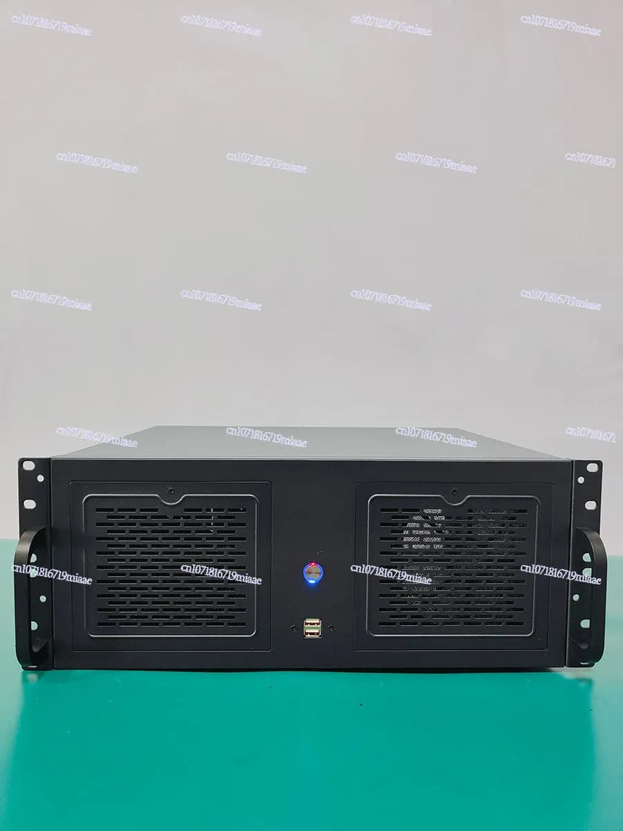 Telaio 4U corto 350 Atx profondo scheda principale alimentatore desktop computer industriale incisione laser
