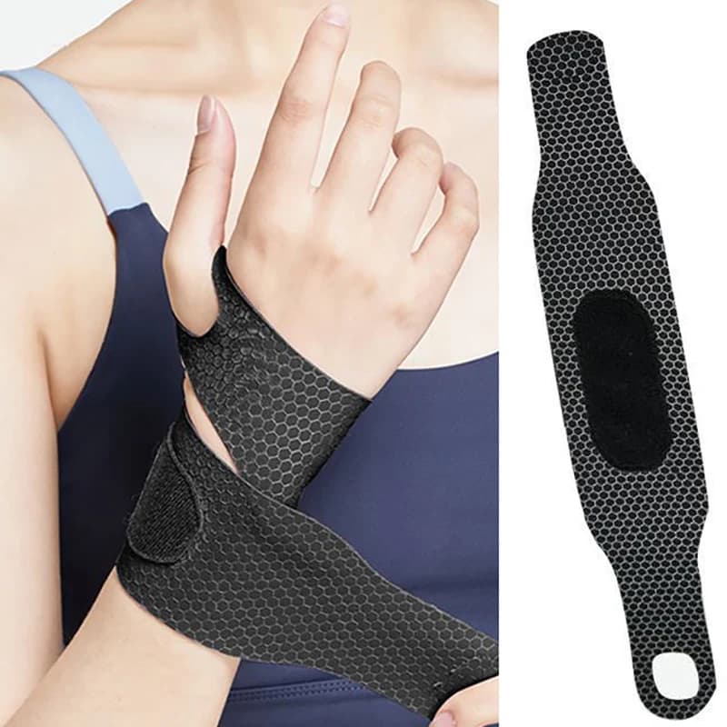 1PC ultrasottile fascia regolabile tutore allenamenti fascia da polso tendinite stecca da polso protezione sportiva tutore per mano ortopedico polso