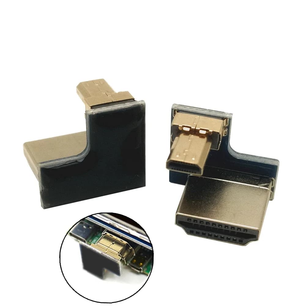 Display proiettore Adattatore HDMI Micro hdmi1.4 maschio-maschio bidirezionale raspberry pie 4B/3B+