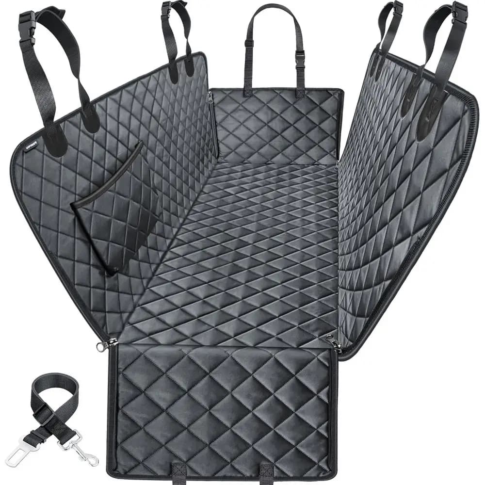 Coprisedile per Auto per Cani o Animali Domestici, 100% Impermeabile, Coprisedile a Amaca 600D Resistente ai Graffi, Antiscivolo, Durevole, Coprisedili Posteriori