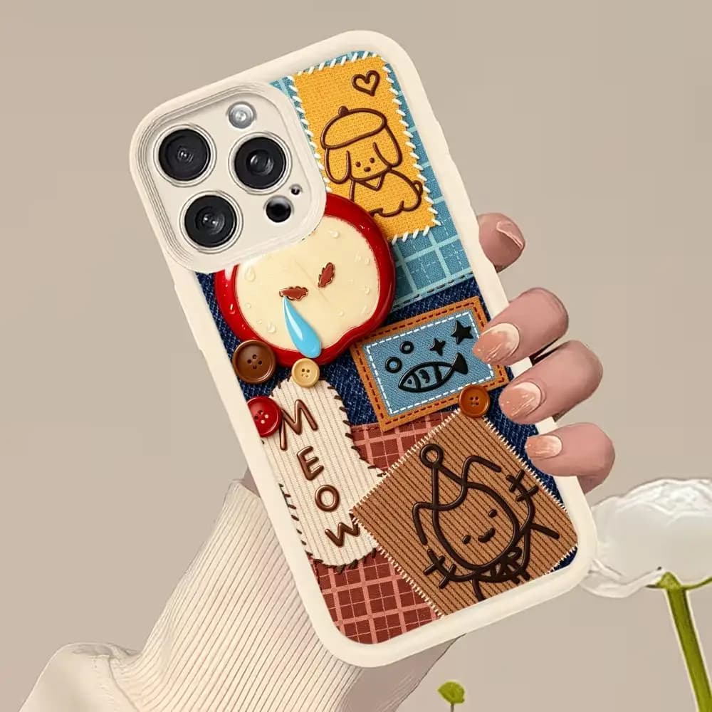 Relaxed and simple phone case for carcasa iphone for iPhone 17、16、15、14、13、12pm Pro Plus Super-strong protection Dropresistant