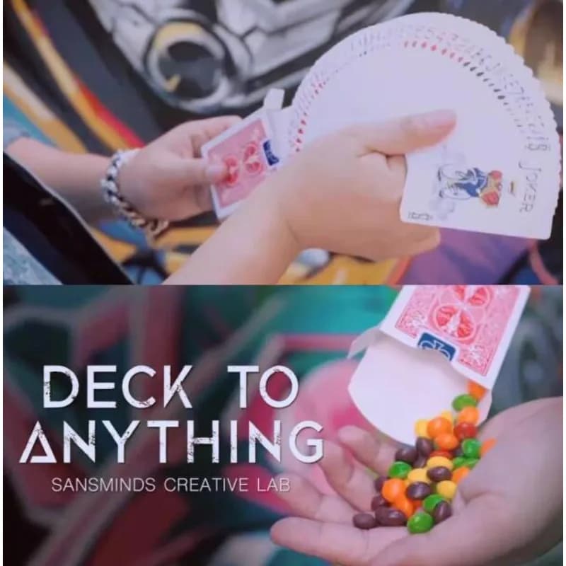 Mazzo per qualsiasi cosa di SansMinds Creative Lab Card Trucchi magici Close Up Magia Mago Prop Accessorio Gimmick Tutorial