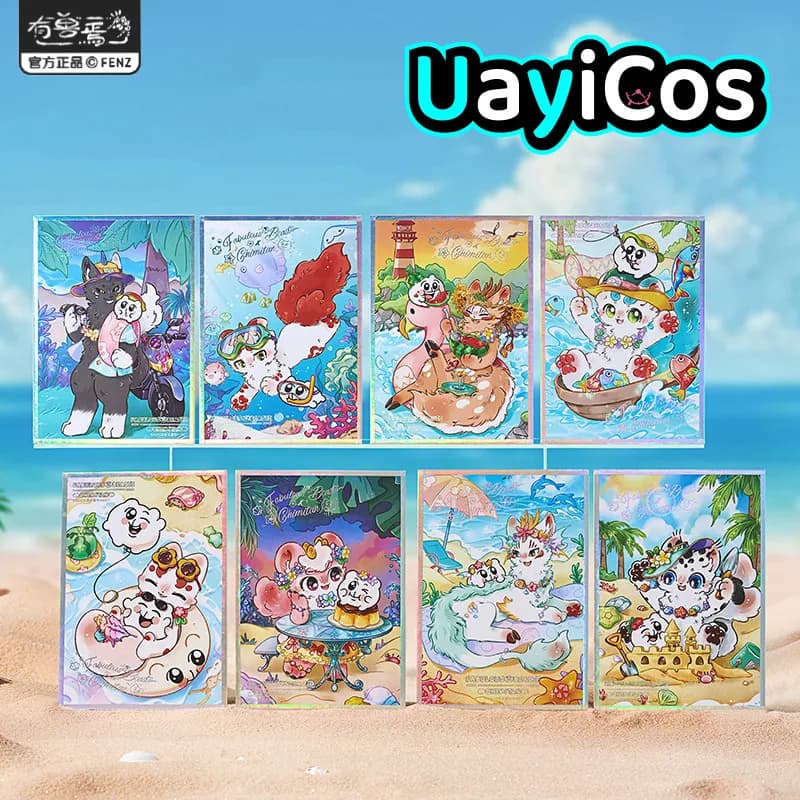 Original Fabulous Beasts Shikishi Tavolo da disegno in carta colorata Accessori per bambole Ornamento Anime Figure Gioco Giocattolo Bambini Halloween Gif