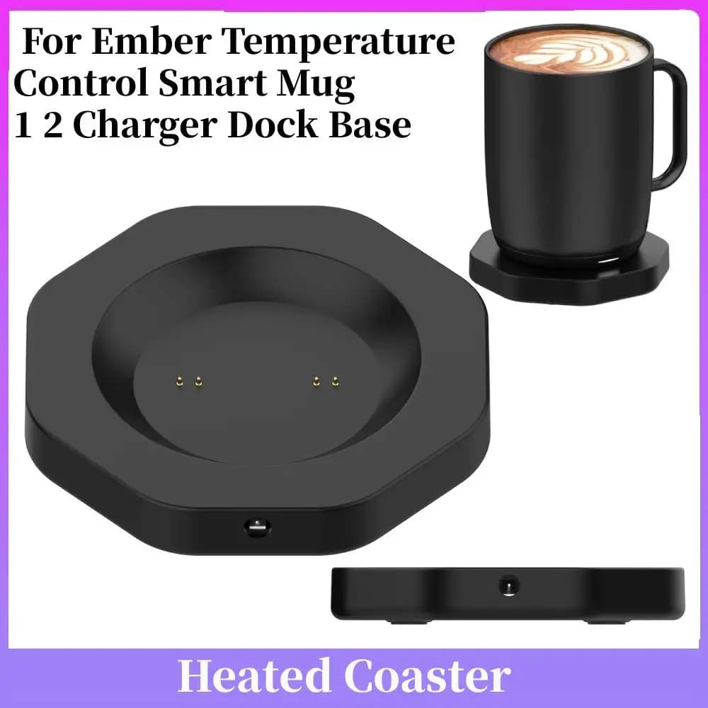 Base di ricarica per tazza intelligente Ember con controllo della temperatura, base di ricambio per tazza riscaldante wireless, accessori per tazza.