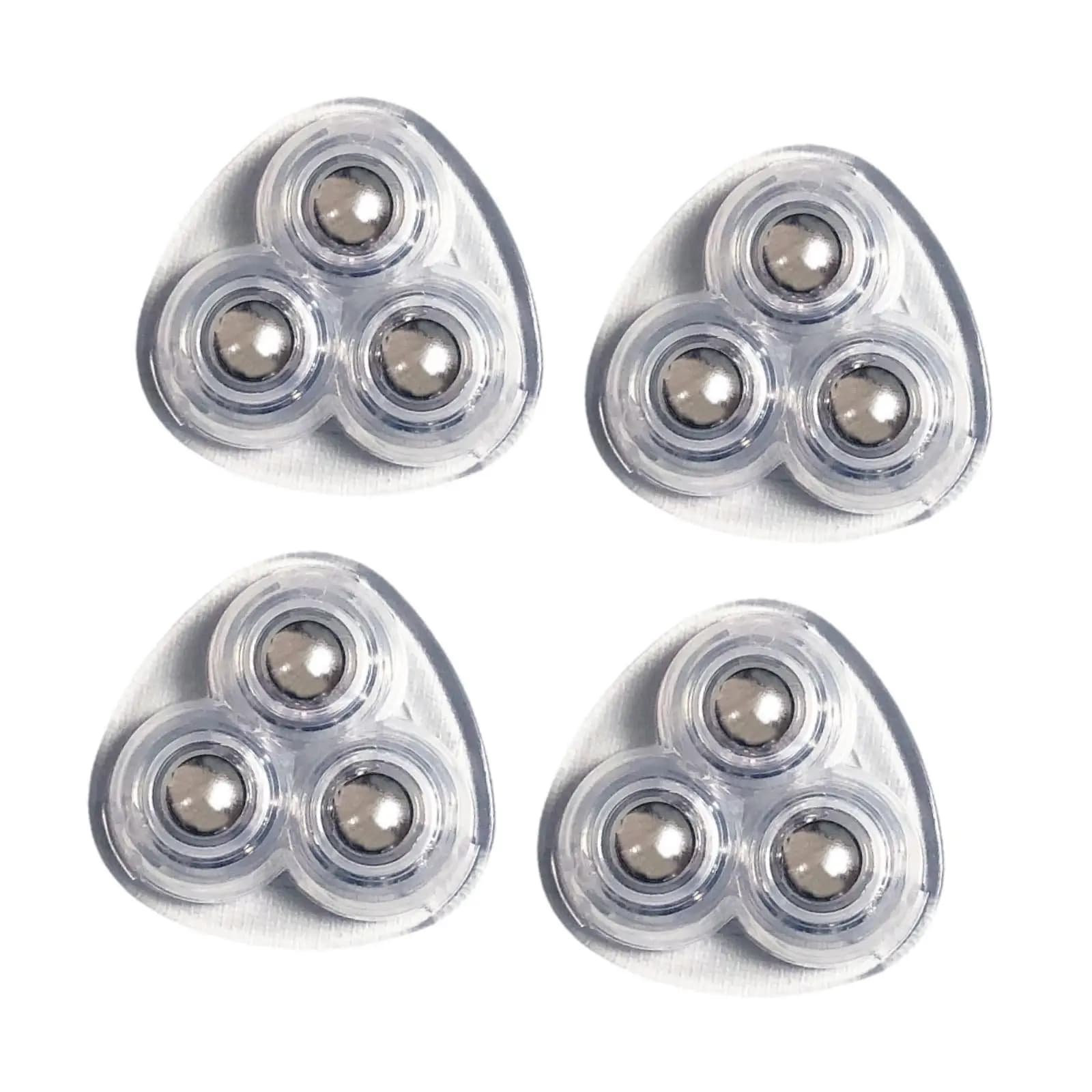 4Pcs Self Sticky Caster Wheel, Universal Wheel, Versatile 360° Rotation Swivel Sliders for Kitchen Appliances Storage Box