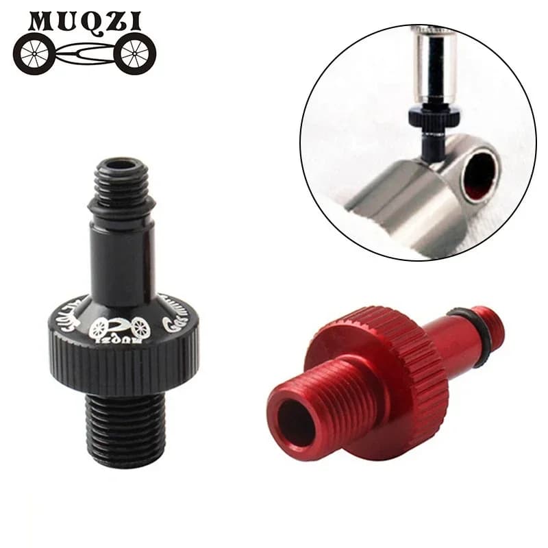 MUQZI Mountain Bike Ammortizzatore Vescica Posteriore Ugello di Riempimento EIEIO Ugelli di Conversione di Pompaggio Strumenti di Riparazione Biciclette
