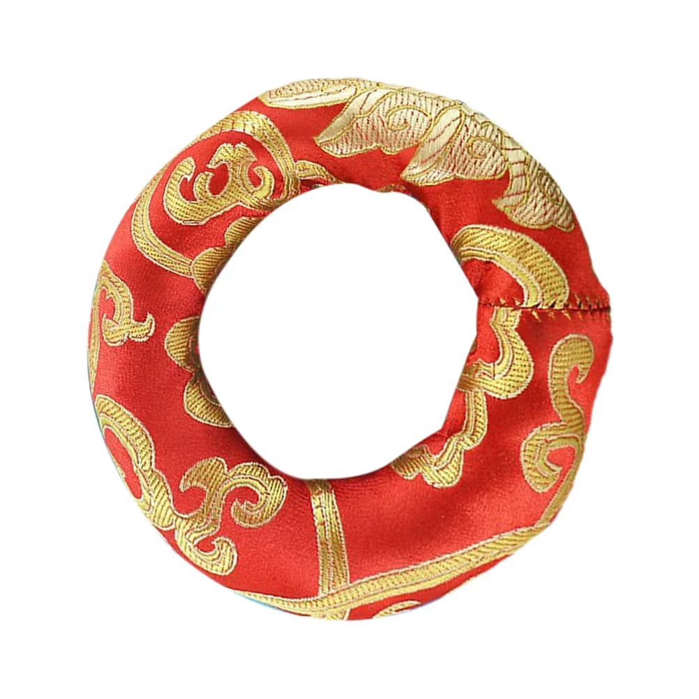 Professional Singing Bowl Mat Sturdy Cotton Construction Prevents Sliding during Play Ideal for Beginners Advanced Practitioners