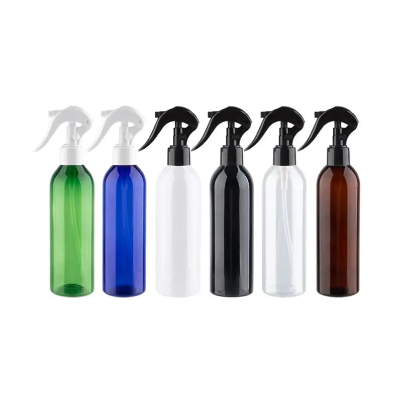 24 pz 120 ml 150 ml 200 ml 250 ml Bottiglia di plastica di alta qualità con spruzzatore a grilletto Contenitore cosmetico con nebulizzatore Profumo PET
