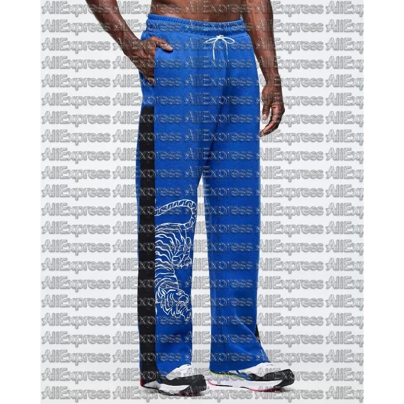 Pantaloni Sportivi Casual Unisex Blu 3D Stampati Personalizzati, Nuova Tendenza Moda Primavera Estate 2026, Modello ZW di Grande Successo