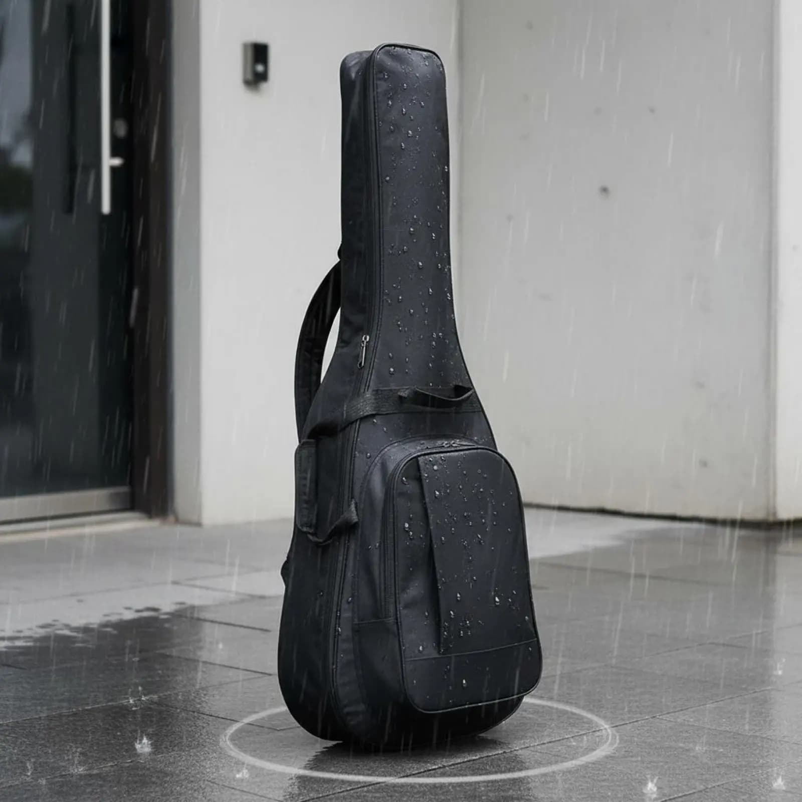 Borsa per chitarra elettrica Borsa per basso elettrico idrorepellente Zaino imbottito per chitarra con doppie spalline leggere per bassisti
