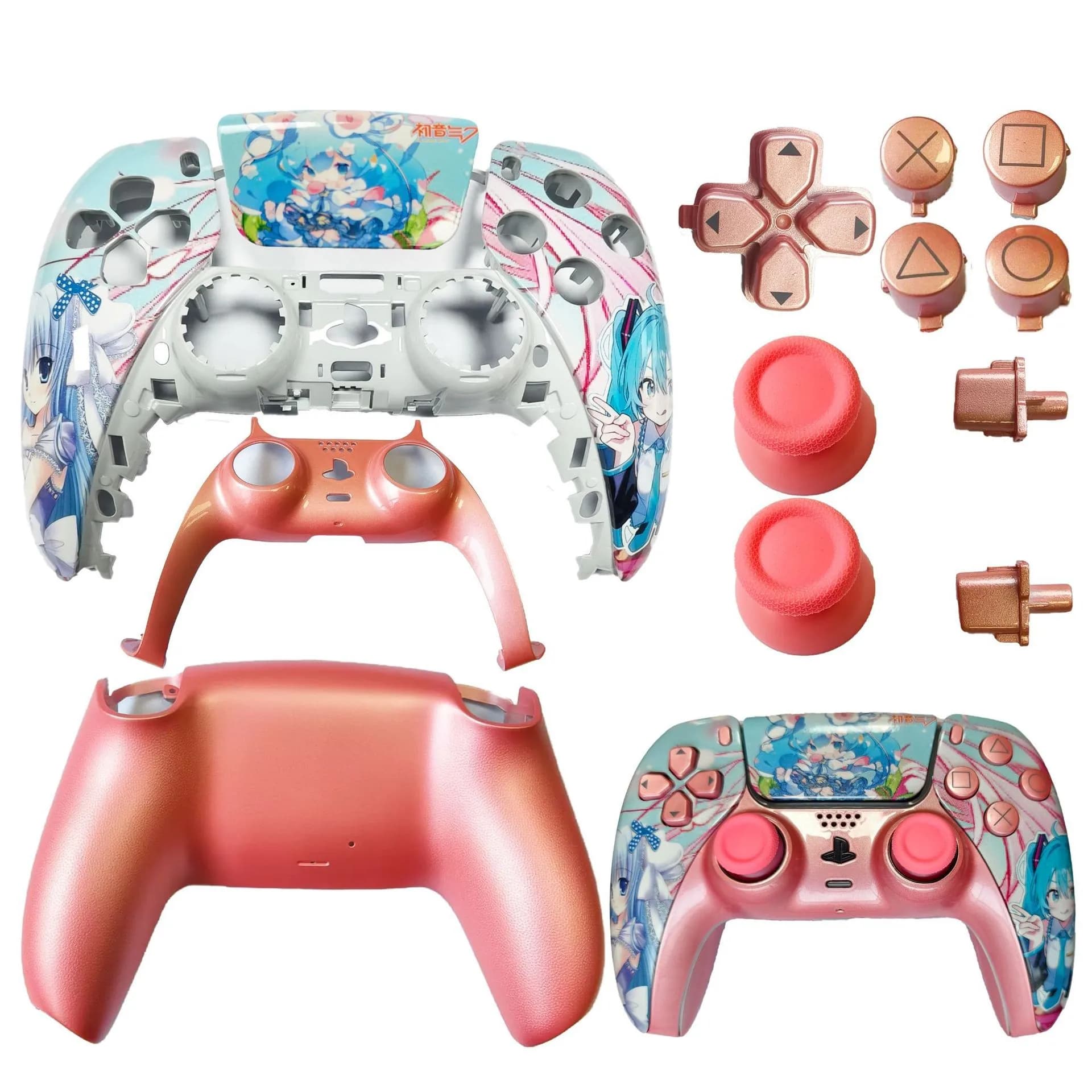 PER Custodia in edizione limitata per gamepad PS5 - Adatto per accessori di riparazione per gamepad console PS5 - Guscio per gamepad PS5