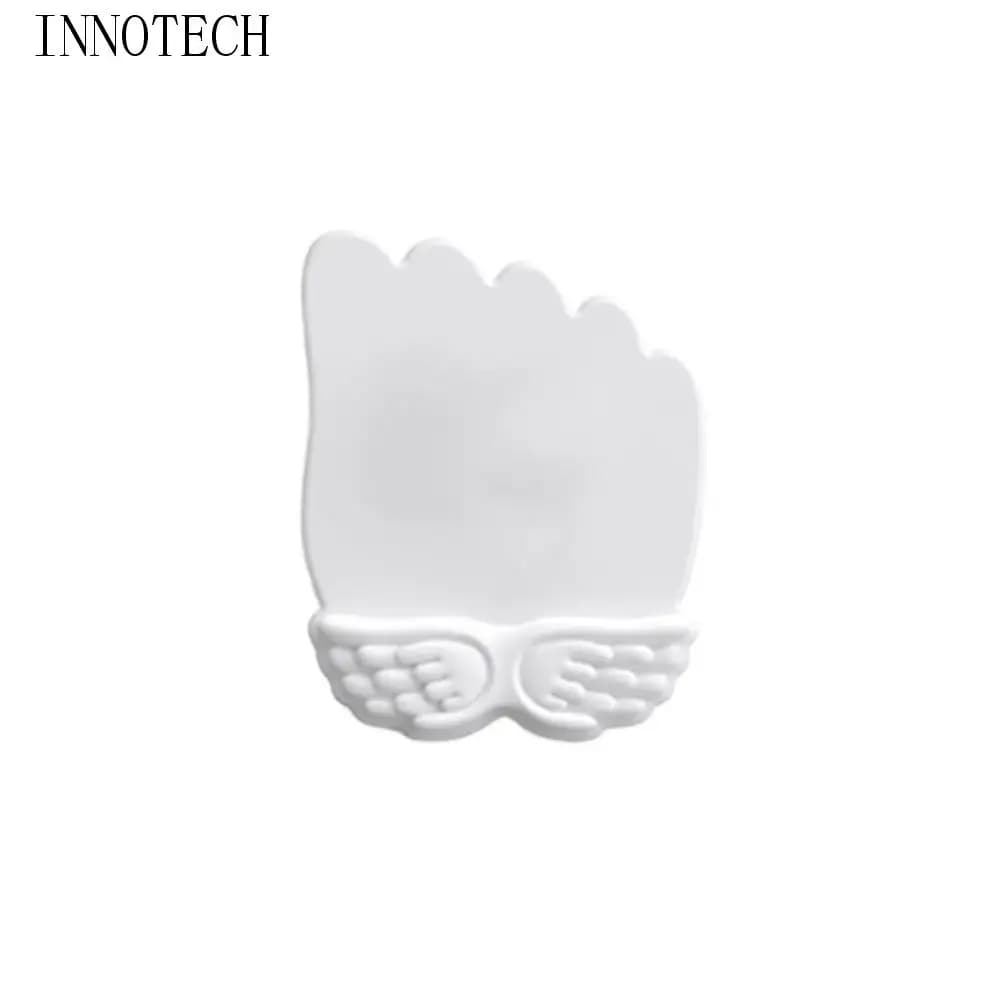 Tappetino di supporto per il polso del mouse a rimbalzo lento Design dell'ala Poggiapolsi Polsino Tappetino per mouse Poggiamano per tastiera morbido e impermeabile