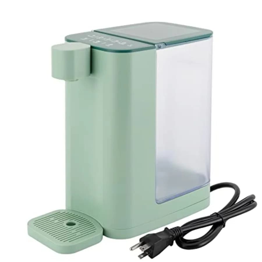 Dispenser Istantaneo di Acqua Calda, Bollitore Elettrico con 5 Temperature Regolabili, Erogatore da Banco per Tè, Caffè e Latte in Polvere
