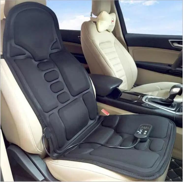 Complete massage cushion for car, home, office, 110-220-24 V. Car seat for relaxation of massage armchair massage for back neck. Hot vibrating mattress