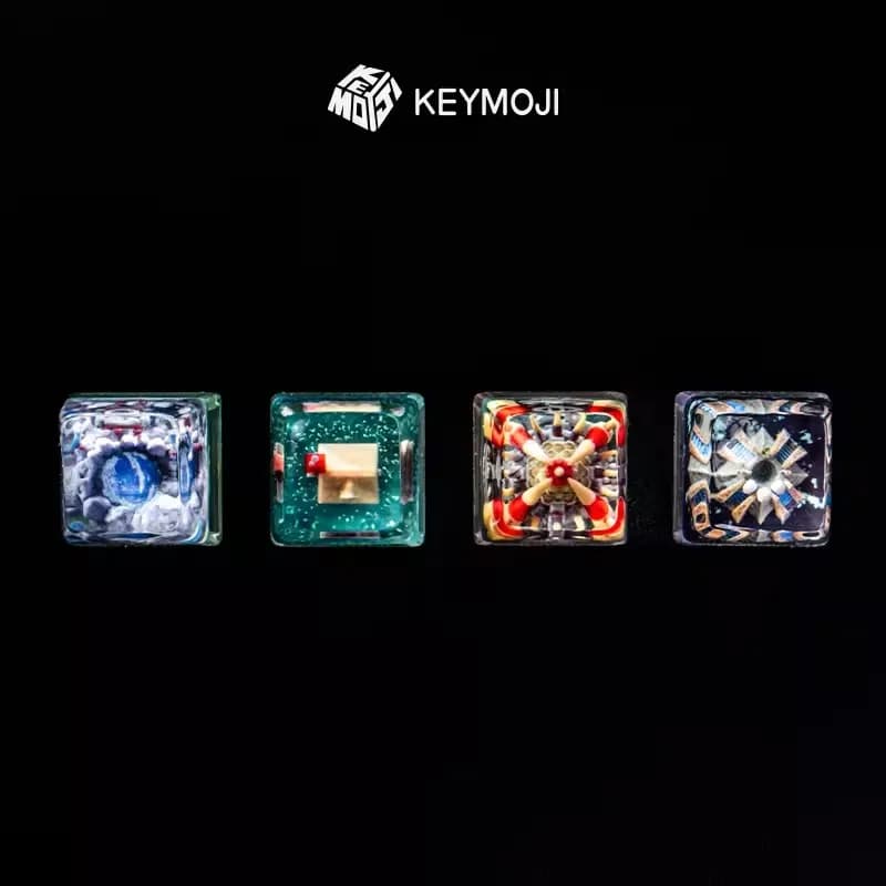1 pezzo Keymoji WOW Resin Keycap Upgrade Zigguraut Moonwell Farm Orgrimmar 3D Printing Key Caps per MX Switch tastiera meccanica