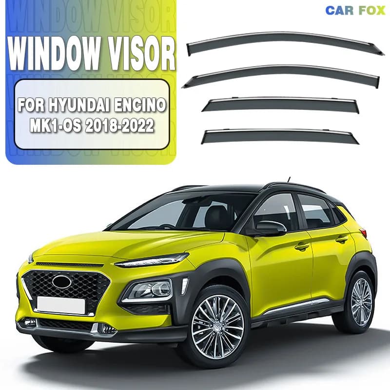 Per Hyundai Encino 2018-2022 Finestra di Automobile Visiera Tenda Shelter Parabrezza Finestrino Laterale Pioggia Parasole Accessori Auto Car Styling