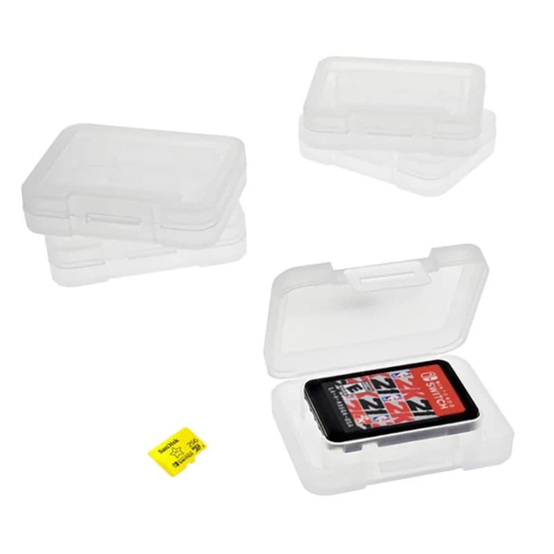 10 pezzi portatile singolo gioco dedicato supporto per scheda TF mini custodia protettiva scatola trasparente per Nintendo Switch Lite OLED