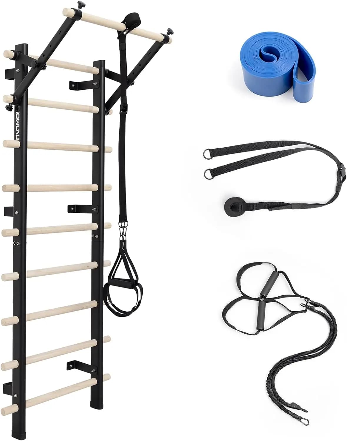 Hot Sale China Factory Swedish wooden staircase extending body Fitness bar wall mounted wood