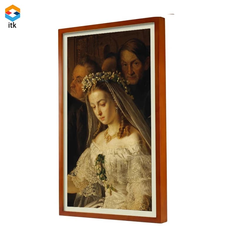 Cornice Digitale NFT con Wi-Fi e App, Display Commerciale per Arte Digitale e Criptocarte, con Software CMS Gratuito