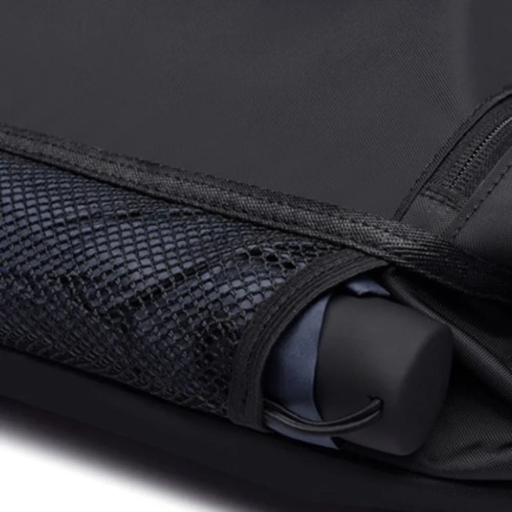 Zaino sportivo impermeabile in poliestere con tasca in rete, borsa da viaggio per palestra, borsa a tracolla multifunzionale con coulisse