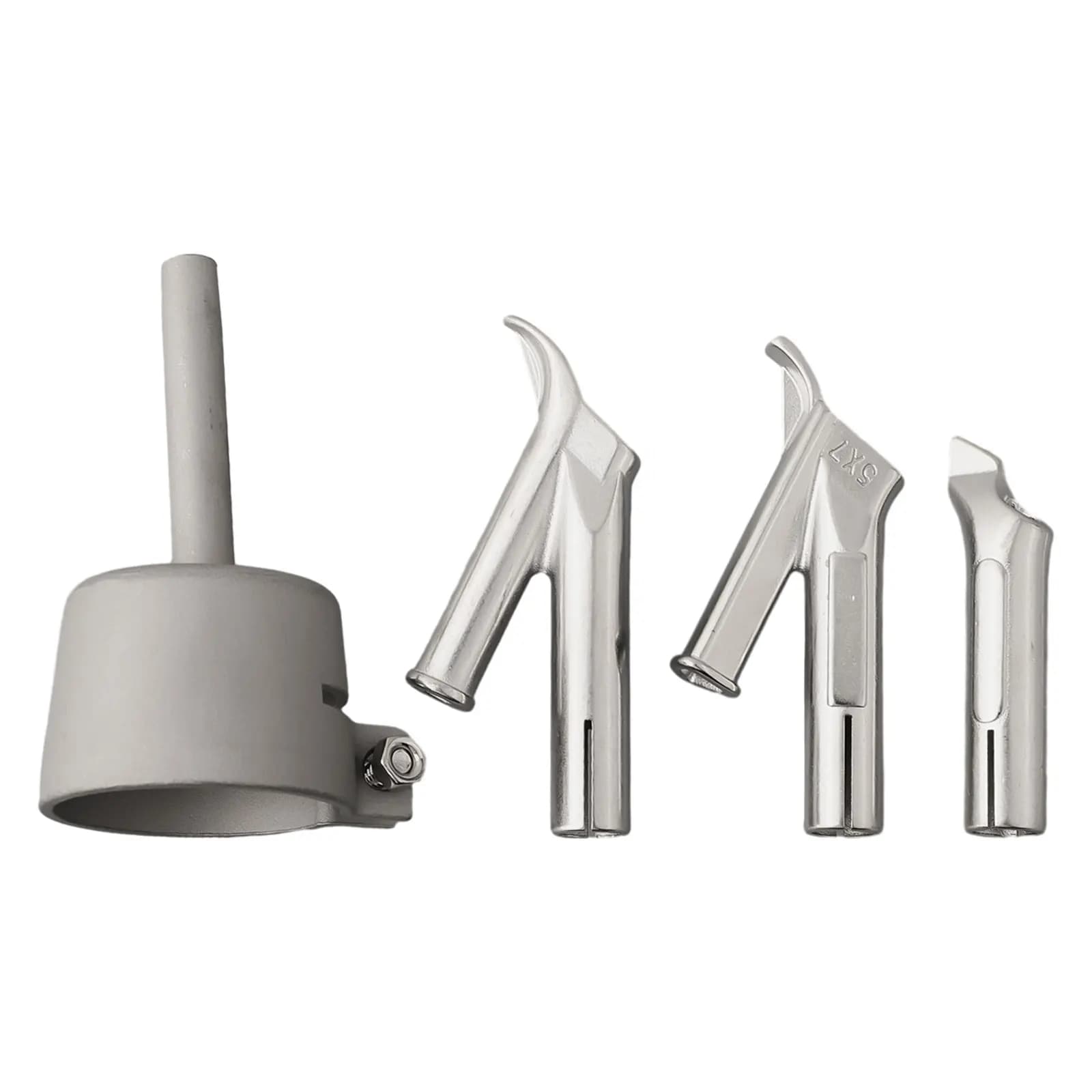 4Pcs/set For Vinyl PVC Plastic Hot Air 5mm Weld Tip Speed Welding Nozzles Torch Heat Gun Nozzle Soldering Accessories