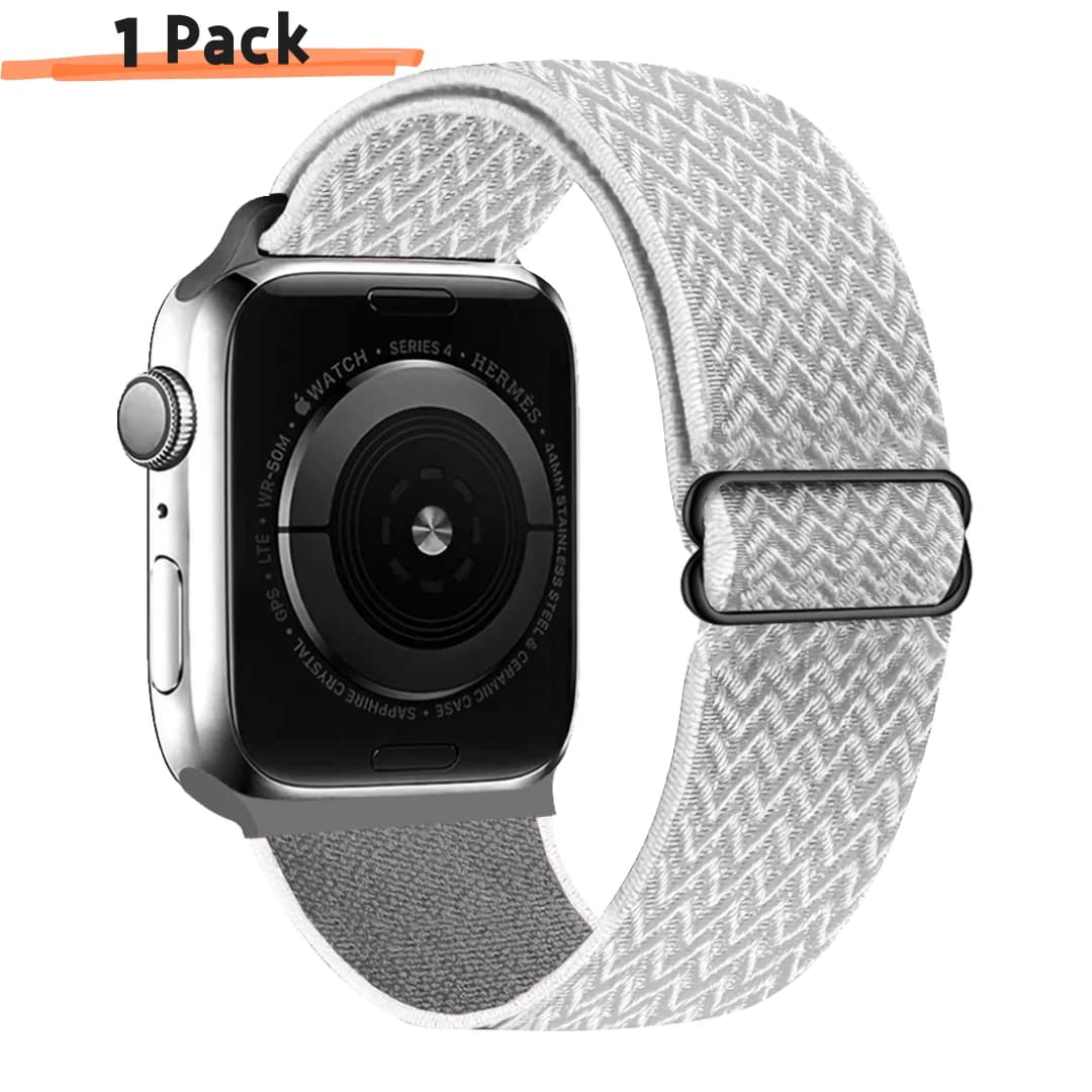 Cinturino per orologio elastico in nylon Solo Loop, compatibile con Apple Watch Series1-10,SE, Ultra, cinturino di ricambio regolabile per donna uomo