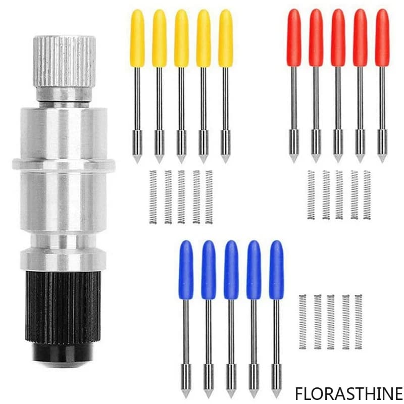 30 Pcs 30/45/60 Degree Blade Vinyl Cutter Plotter Cutting Blades for CB09 CB09U Graphtec with Holder Blade Base