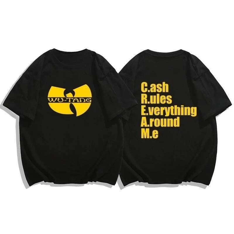 T-shirt estiva a maniche corte con stampa per uomo e donna, stesso stile, classico hip-hop, rap, abbigliamento in puro cotone