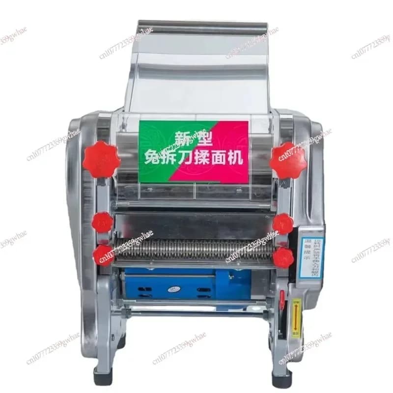 Macchina per noodle elettrica in acciaio inossidabile da 750 W Macchina per pasta da tavolo piccola e media per uso domestico commerciale