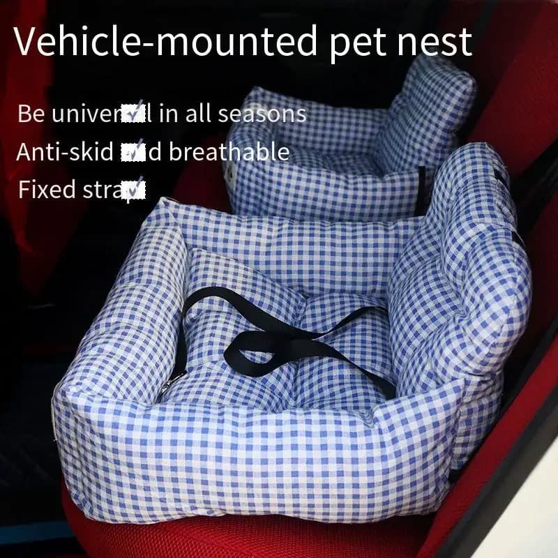 Letto per cani Nido per auto per cani Nido per auto per animali domestici Cuscino per sedile di sicurezza Antifurto per auto Casa portatile Nido a doppio scopo Accessori per cani
