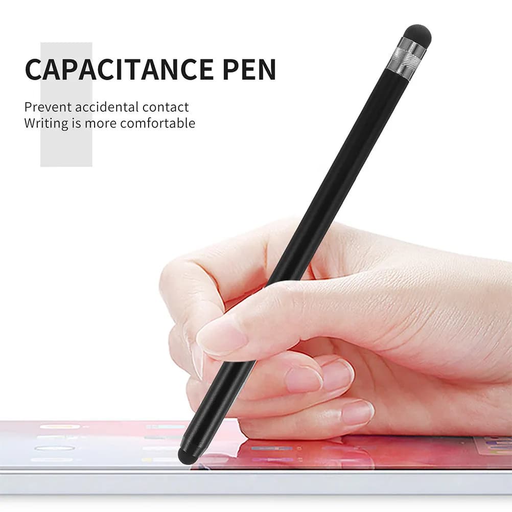 2Pcs Tablet Stylus Pens Touch Screen Capacitive Pen Universal Pen Lightweight Aluminum Alloy for Phone Tablet Writing Drawing