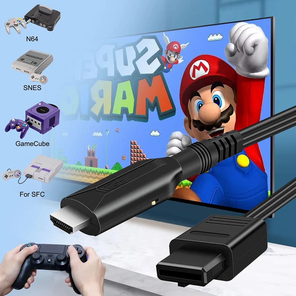 Converter Adapter from N64 to HDMI HDMI cable for video cable N64/GameCube/SNES Converter from 1 M male to 1080P from Nintendo64 to HDMI