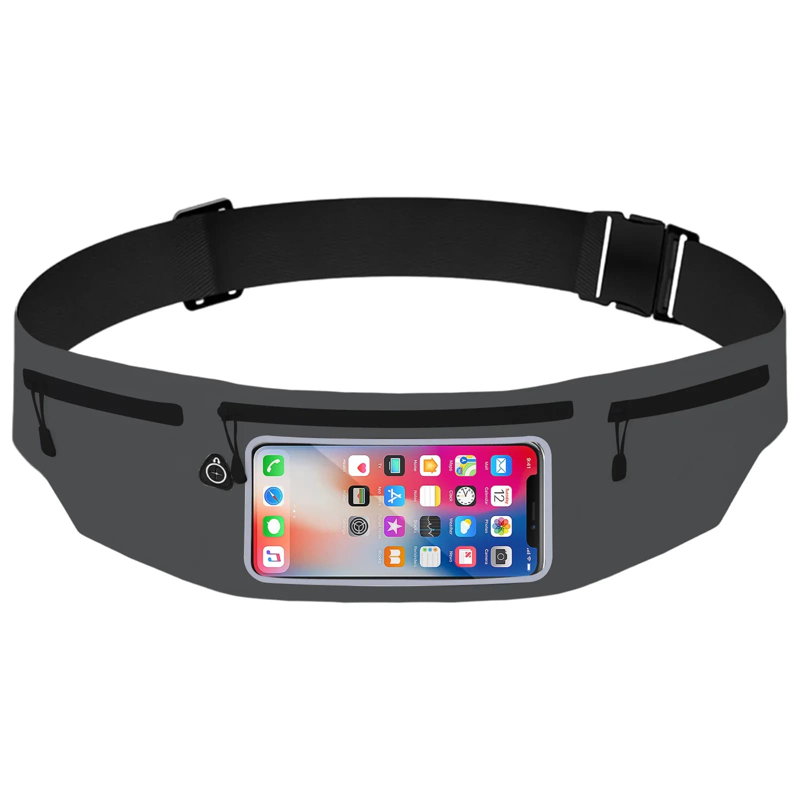 Lightweight Running Waist Bag Casual Belt Cycling Waist Pack Mobile Phone Bag with Touch Screen Waterproof Portable Gym Bags
