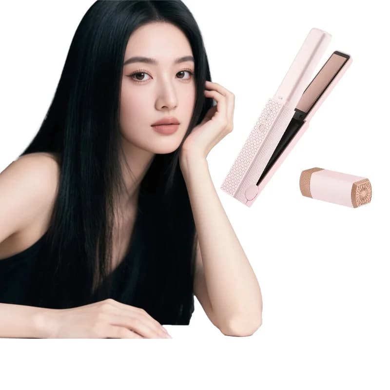 USB Wireless Electric Hair Plate for Stretching Hair, Mini Wireless Portable Hair Plate