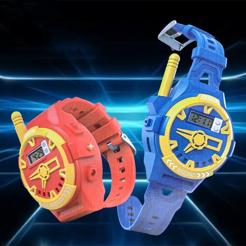 Orologio walkie-talkie per bambini Giocattoli walkie-talkie per bambini Cercapersone wireless Giocattolo educativo domestico interattivo remoto per interni ed esterni