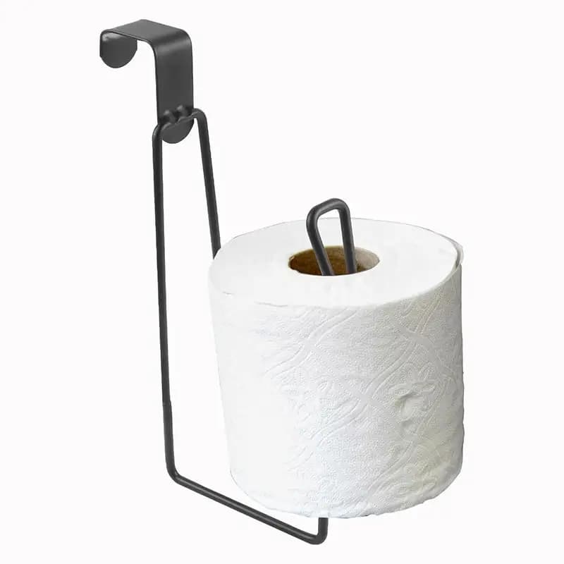 Mensola da Parete per Cucina, Porta Rotolo di Carta Igienica da Bagno, Porta Carta Igienica a Sospensione per Toilette