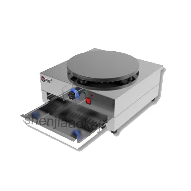 Nuova Macchina per Pancake Commerciale in Acciaio Inox, Piastra Elettrica Antiaderente per Cottura di Vari Tipi di Cereali, 1 Pezzo