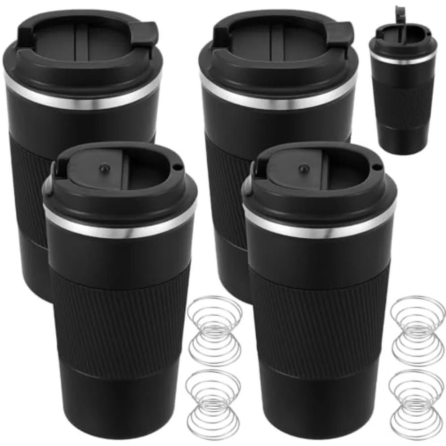 Set di 17 oz Shaker in Acciaio Inox con Sfera Miscelatrice, Borraccia Termica in Metallo per Proteine, Frullati e Palestra