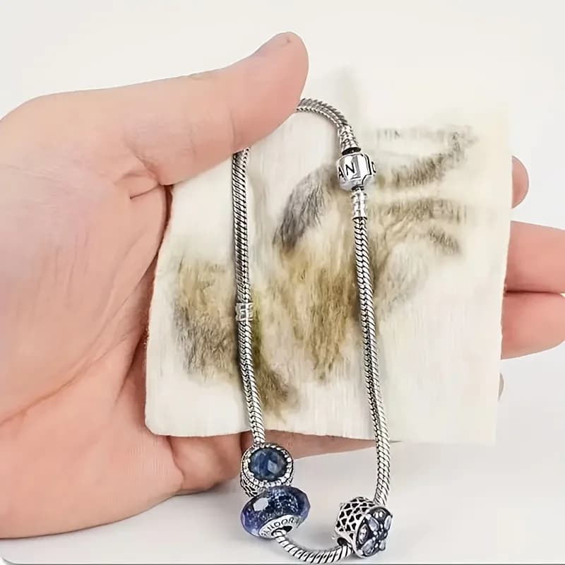 365 For Use by Angels, 10 Gold and Silver Jewelry Polishing Cloth - Suitable for Rings, Necklace, Bracelet, Bead Cleaning, Anti-