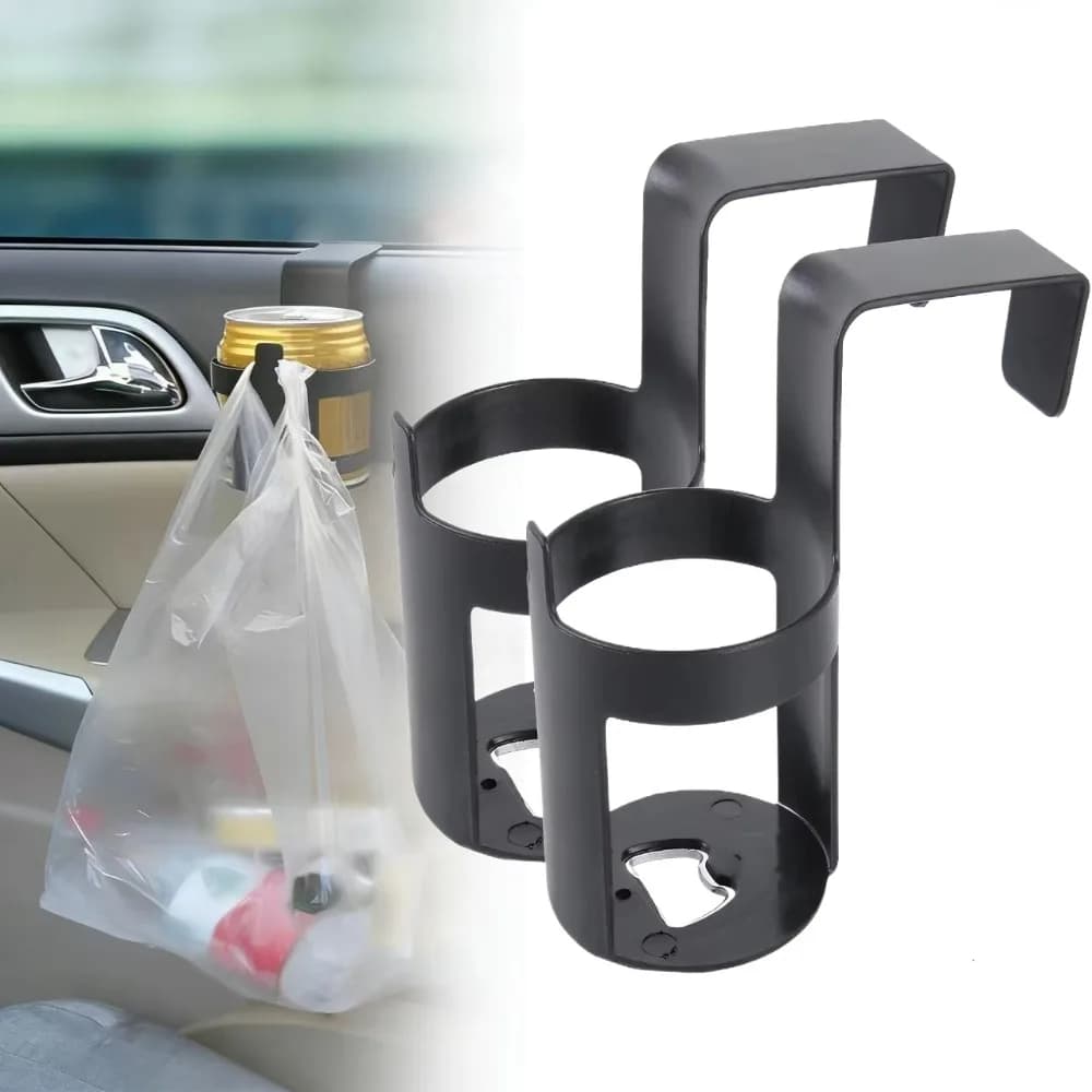 1/2-piece car bottle holder, beverage stand, multifunctional glass holder for water and coffee bottles.
