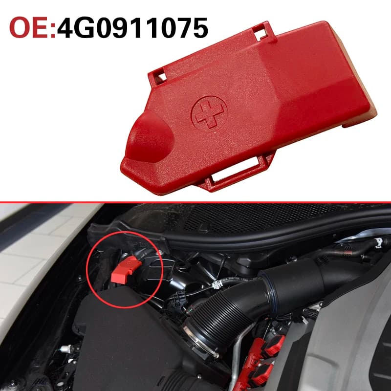 4G0 911 075 per Audi A6 C7 2012-2018 coperchio del cablaggio della batteria dell'automobile coperchio positivo del generatore di avviamento 4G0911075
