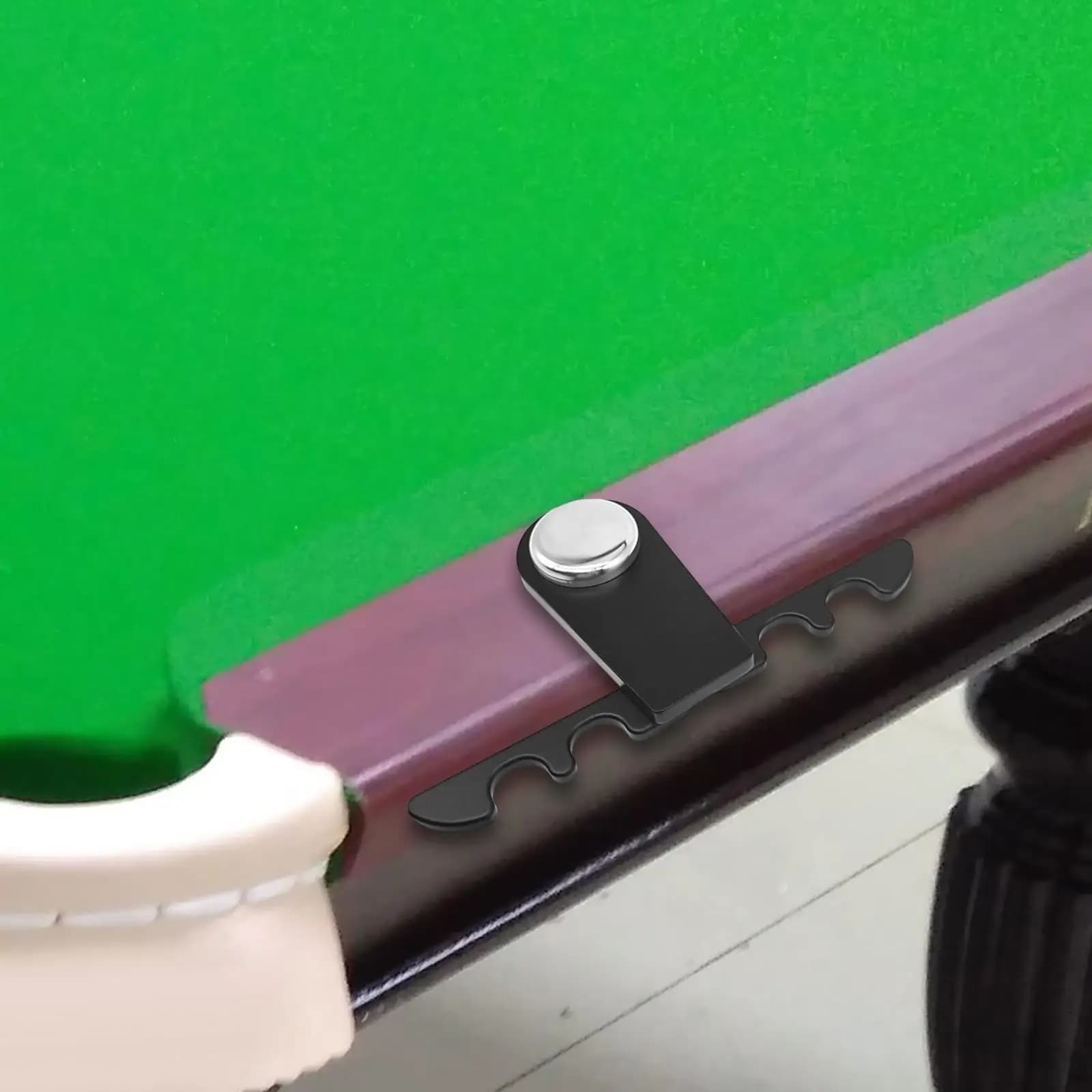 Billiard Cue Holder Rack Portable Aluminum Alloy Table Cue Rest Stand for Snooker Pool Club Entertainment Supplies