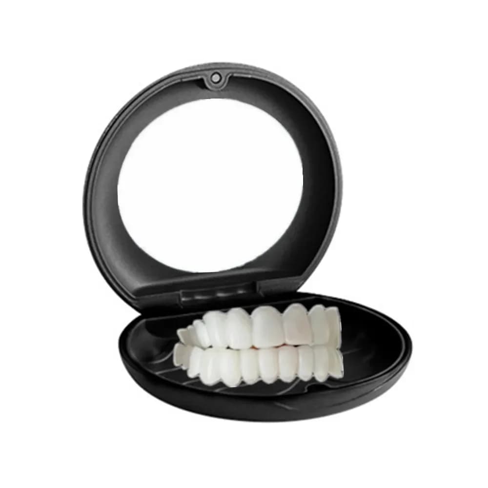 SowSmile Gel di Silicone Sorriso Perfetto Igiene Dentale Superiore Inferiore Denti Finti Copertura Impiallacciature Protesi Bretelle Prodotti Sbiancanti Stampo