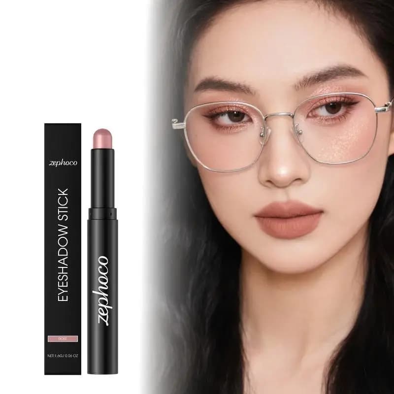 oSilent stick umbrella, long lasting, waterproof, natural, without removing make-up, sparkling cosmetic for eyeso