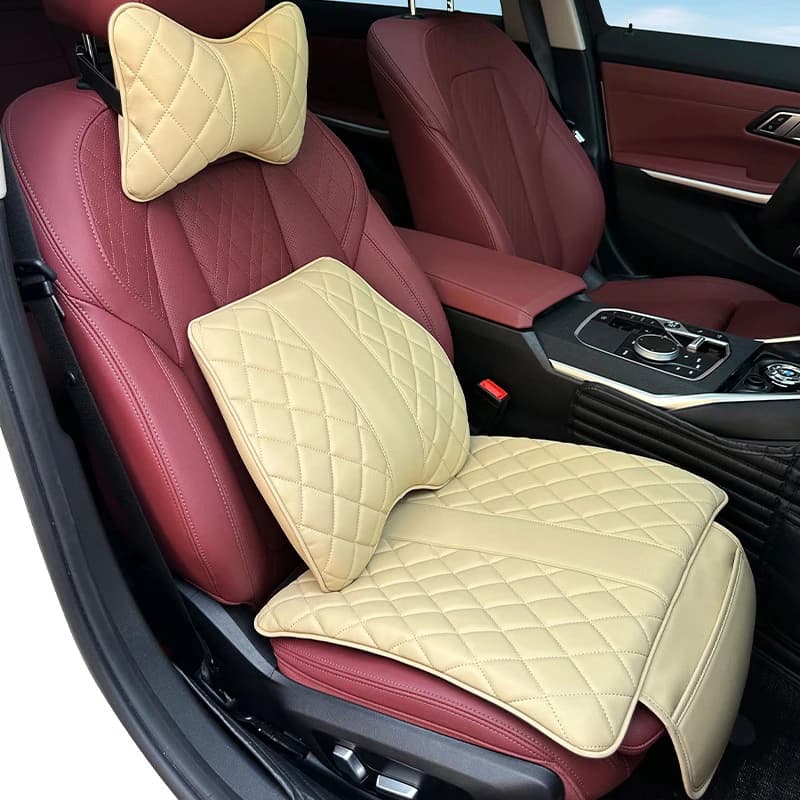 Poggiatesta per auto Cuscino per il collo Cuscino di supporto lombare Cuscino per seggiolino auto per VW Ford Lexus Toyota Mazda JEEP Honda Land Rover KIA ecc.