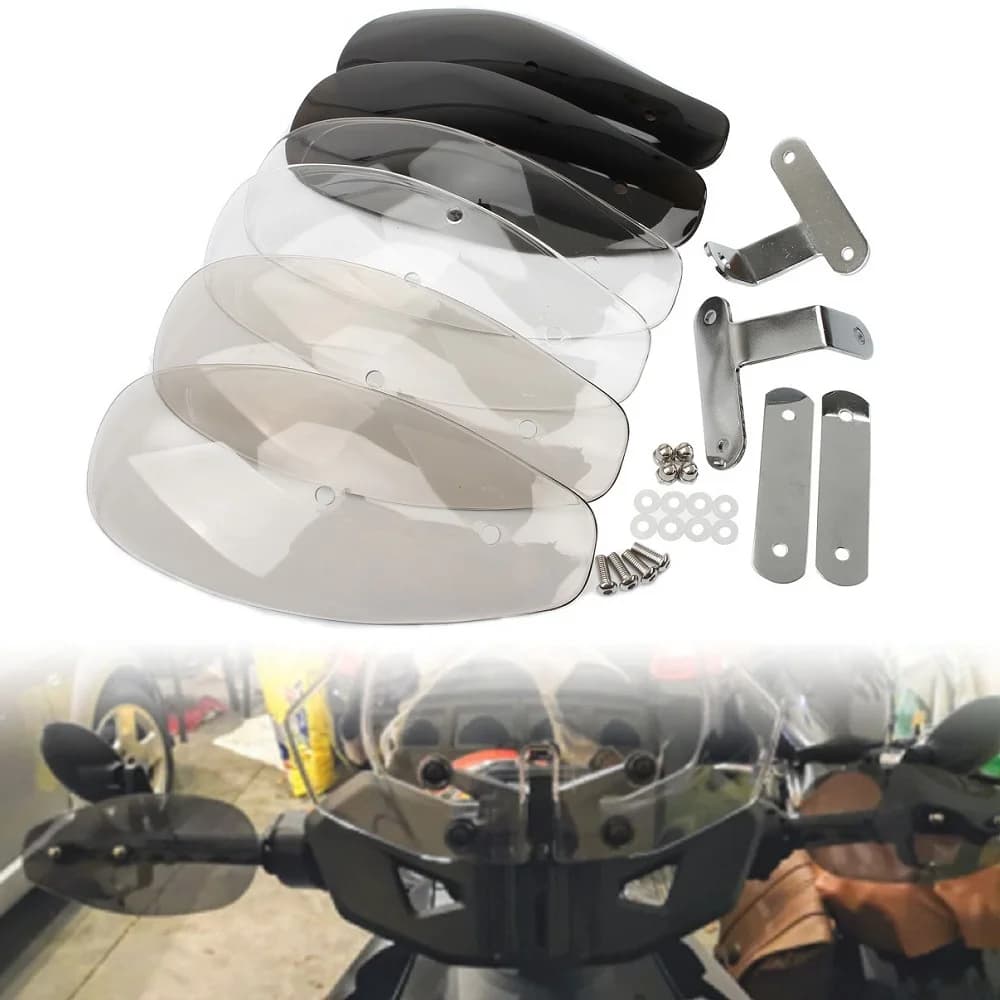 Moto Universale Paramani Vento Schermo Protezione Freddo Parabrezza Deflettore Per Harley Yamaha Honda BMW Honda Cruiser Scooter