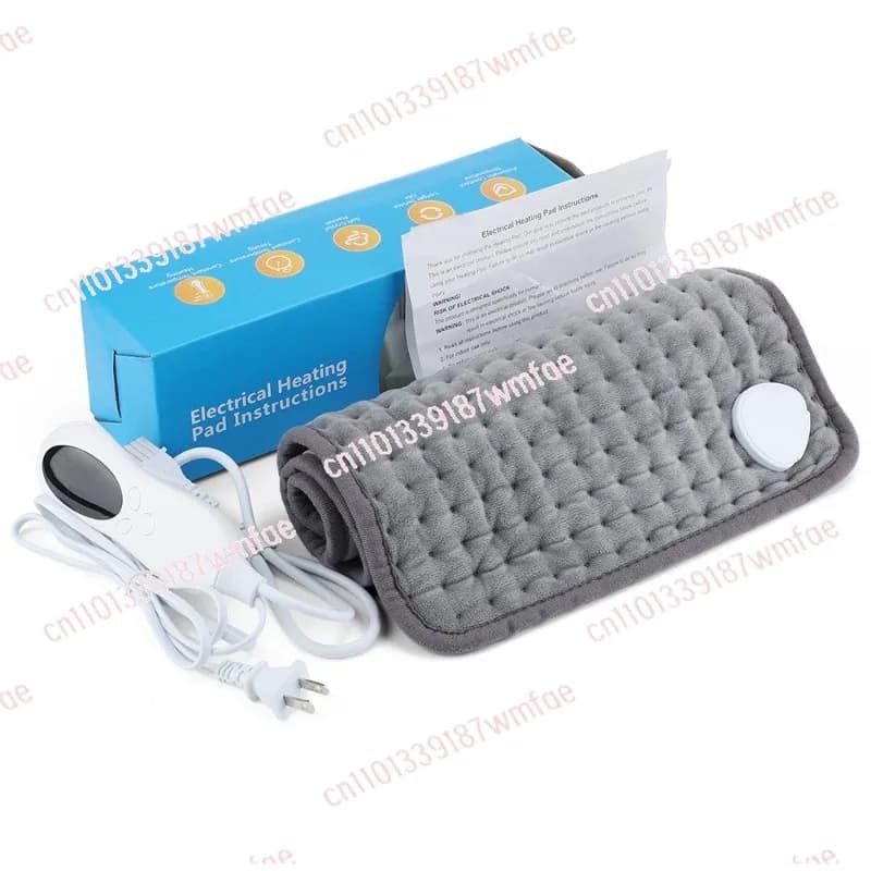 Coperta elettrica invernale da 50 * 100 cm Coperta riscaldante a temperatura costante Coperte elettriche temporizzate Coperta natalizia lavabile in lavatrice
